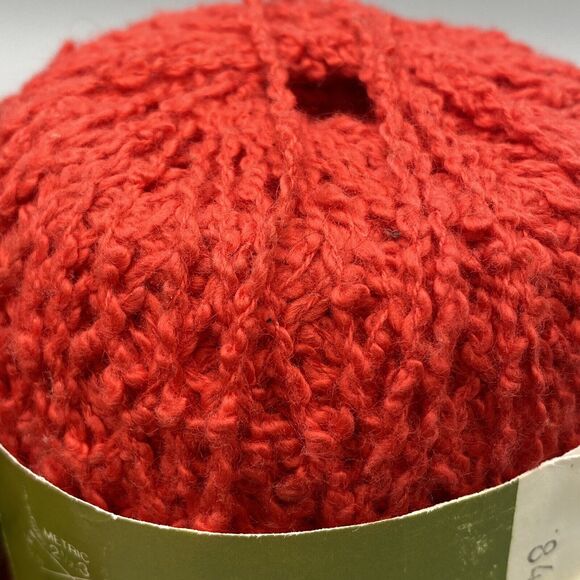 Phildar Recif 333 RED 100% Cotton Yarn 50g‎ 1.75 oz Lot of 3 Nubby Textured - Picture 6 of 6
